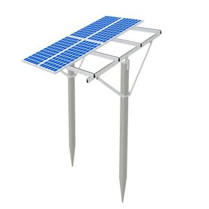 Portrait Orientation Framed Solar Panel Mounting Structure SGS