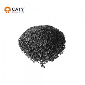 Quality Resilient Rubber Mulch Chips , Anti Corrosion Recycled Rubber Pellets wholesale