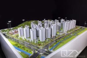 China 1:300 Scale Residencial Model 3D Printing Materials Macao-New Neighbourhood Achitect Models Project on sale