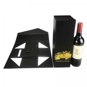 Quality Logo Printing Wine Bottle Boxes Packaging Wine Gift Box Cardboard Wholesale Wine Boxes For Sale wholesale