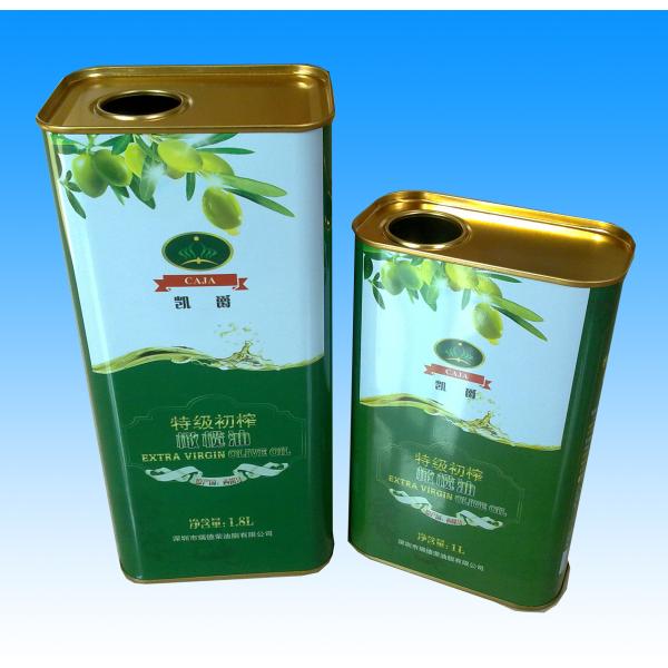 4C Offset Printing Cooking Oil Bucket 0.25mm Empty 5L Paint Tin