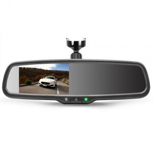China Car Windscreen LCD Rear View Mirror , Wireless Rearview Mirror Backup Camera 4.3 on sale