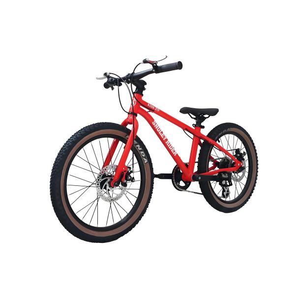 20" Kids Carbon Fiber Mtb Bike 21 Speed Cable Pull Disc Brake Cross Country