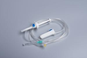 China Sterile Medical Parts Of Disposable Iv Infusion Sets IV Giving Set ABS Spike With Butterfly on sale