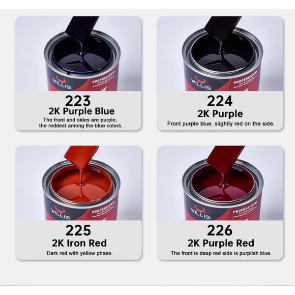 Excellent Gloss and Hardness 2K Solid Paint for Car Finishing