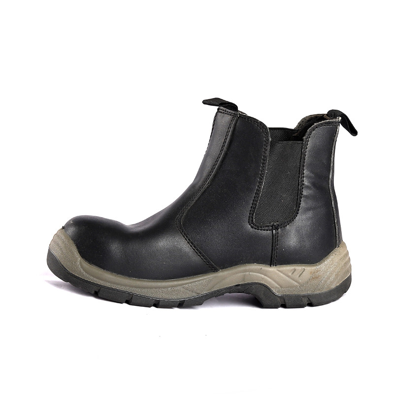 Shengjie Steel Sole Steel Toe Anti-Smash Insert Safety Footwear Rubber/EVA Injection Outsole Side Elastic Safety Shoes