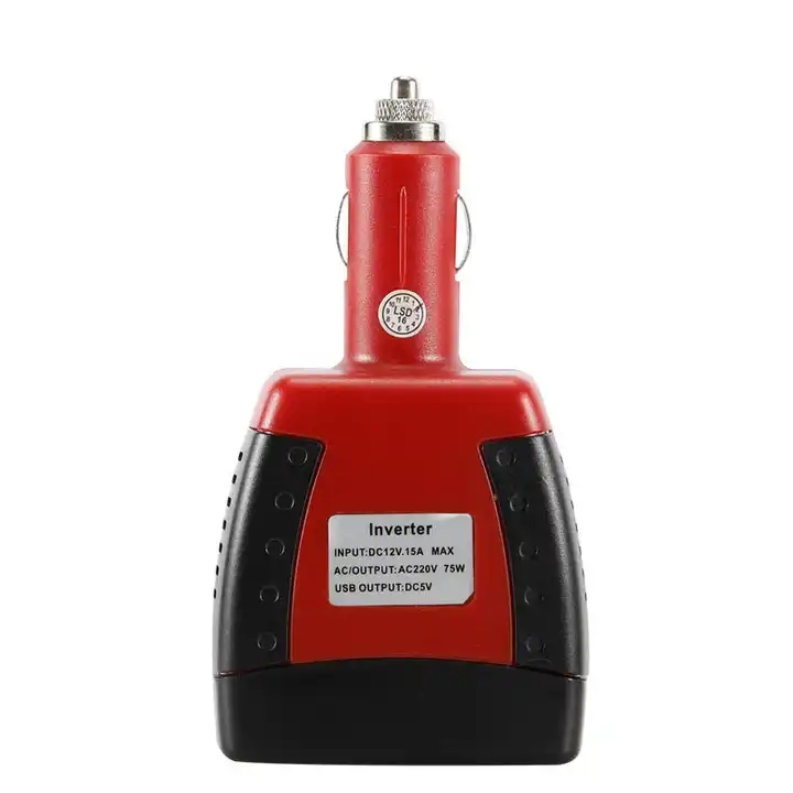 Smart Quick Usb Charger 24V Dc To 220V Ac 75W Car Inverter Regenerative Braking Electric 75W Car Power Inverter With Usb