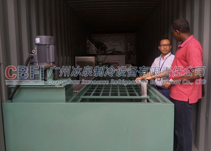 Stainless Steel 304 Ice Mold Block Making Machine 1 Year Warrenty Long Life Time
