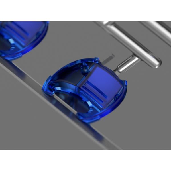 OEM / ODM : Plastic Injection Molds / Inner bracket of left rear cover of transparent earphone (1*8) No.24209