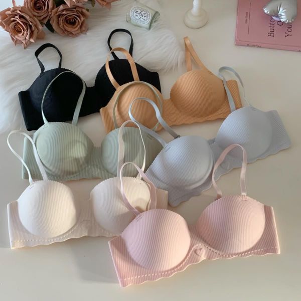 Women Bra Small Breast Solid Colors Ready to Ship Comfortable Students Girls Bra