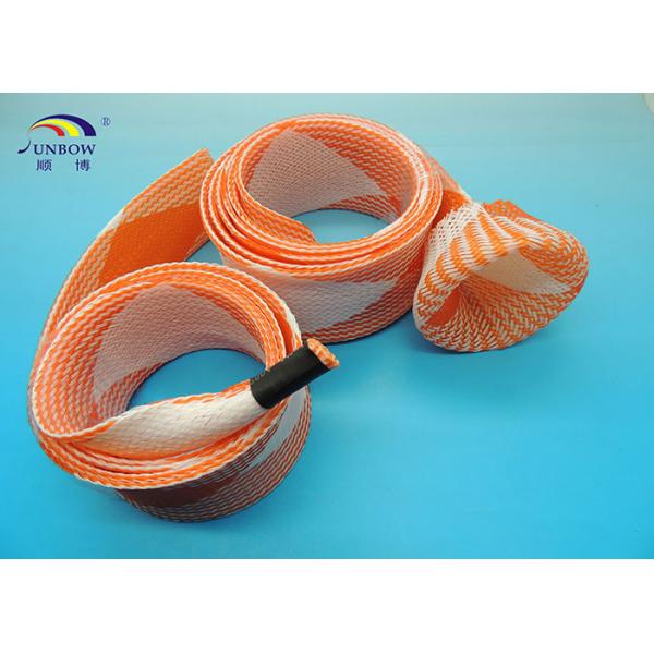 Colorful PET braided expandable Sleeve with ROHS for cable sleeving
