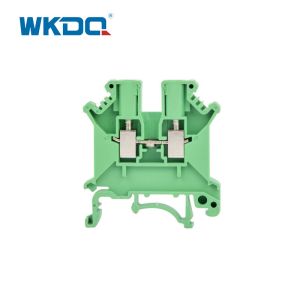 Din Rail JUK 3N Screw Electrical Terminal Block 10AWG Vibration Resistant