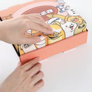 Quality ODM Custom Printed Pizza Takeaway Boxes 4C Offset Printing wholesale