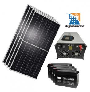 China Home 2000W Off Grid Solar System Kits For Energy Storage on sale