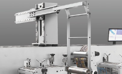 High Speed Fully Servo Controlled Modular 8 Colors Flexo Printer With Movable Touch Screen