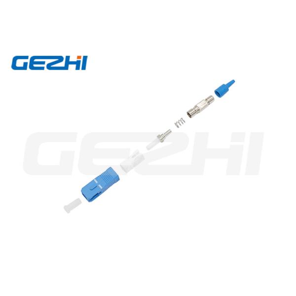 ODM SC UPC Fiber Optic Connector SM Simplex Parts 0.9mm Cable