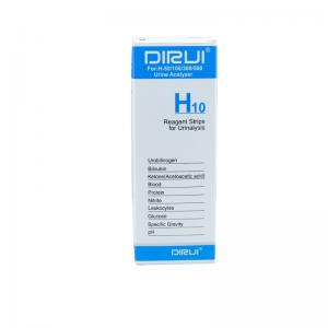 China ISO13485 Urine Protein Test Strips H10 Dirui Urine Test Strips For Urinalysis on sale