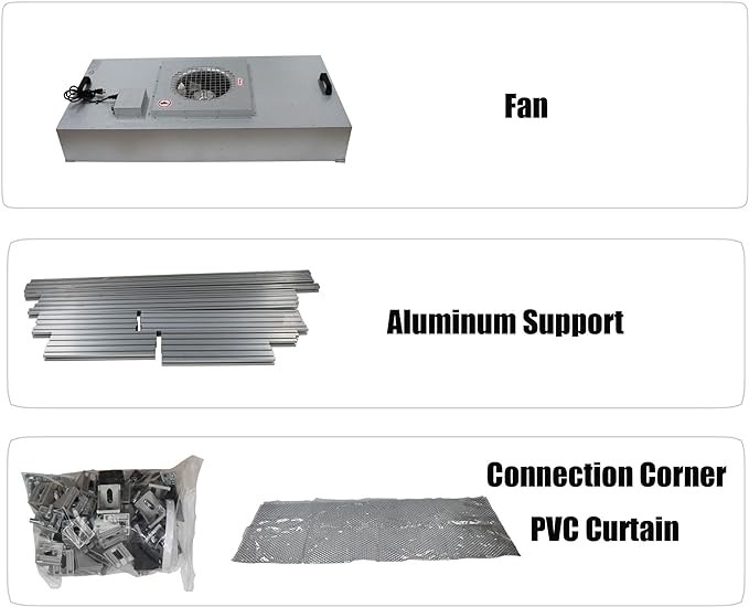 Work Laminar Air Flow Clean Bench Folding Dismountable SUS304 With FFU HEPA Air Filter