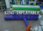 Commercial 0.9mm PVC 3m D Inflatable Water Toys / Obstacle With Mattress for