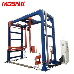 Quality Automatic Rotary Arm Stretch Wrapper MP402D With Top Sheet Dispenser wholesale