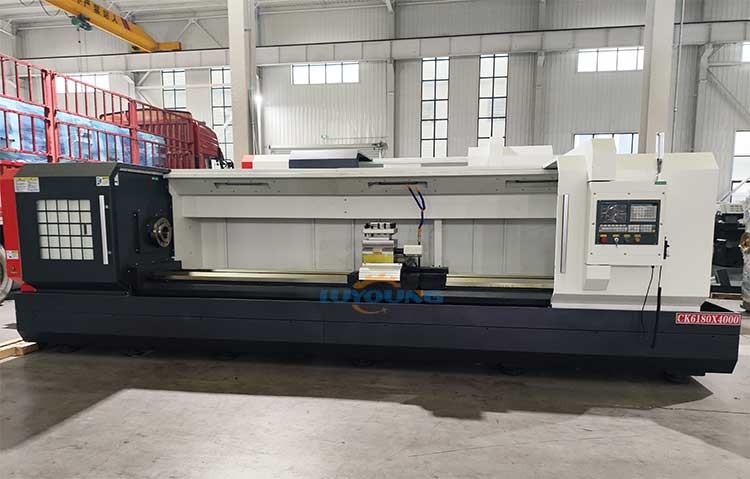 Heavy Duty CNC Lathe CK6180 1000/1500/3000/4000mm 6 4 8 Tool Post Stations Flat Bed CNC Lathe Machine