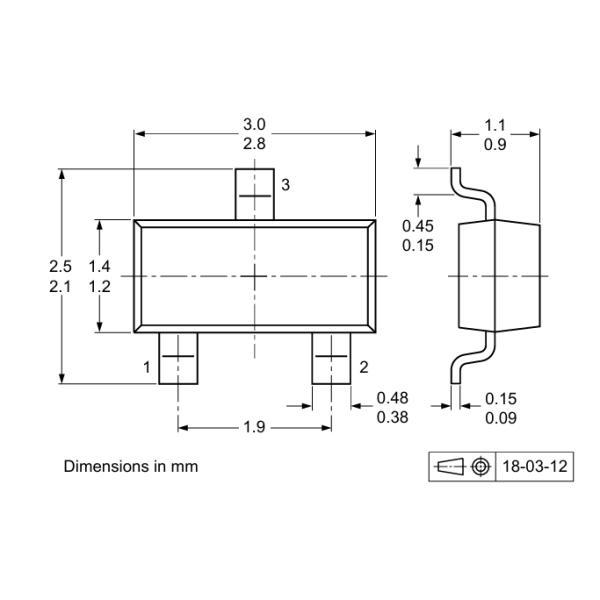 PBSS5350T,215 PNP Transistor 40V Voltage 3A Current Low Vce(sat) High Efficiency SOT-223 Package Halogen-Free Pb-Free Robust Performance for Power