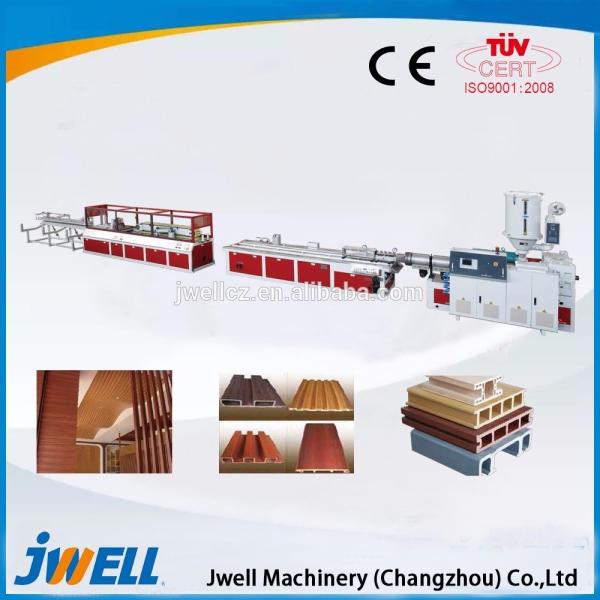 Cheap Jwell hot sale PVC WPC foaming single screw extrusion line for sale
