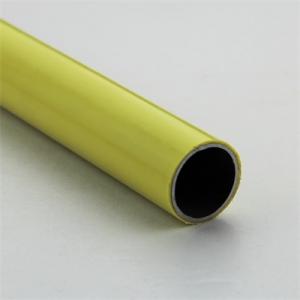 Quality Dia 28mm Lean Tube JY-4000YH-P PE Coated Steel Pipe Brilliant Yellow wholesale
