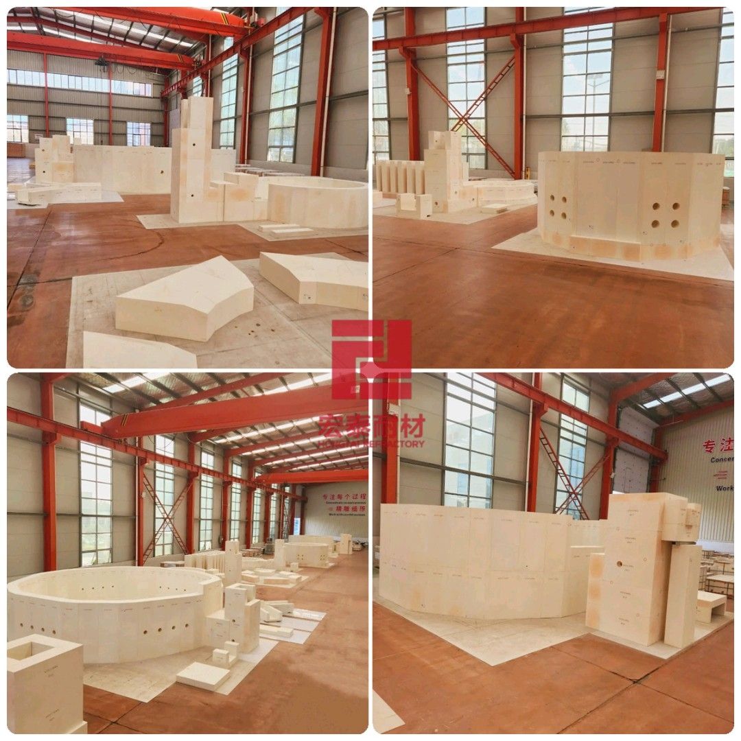 Fused Cast AZS Zirconium Corundum for Glass Melting Furnace White CrO Content % -