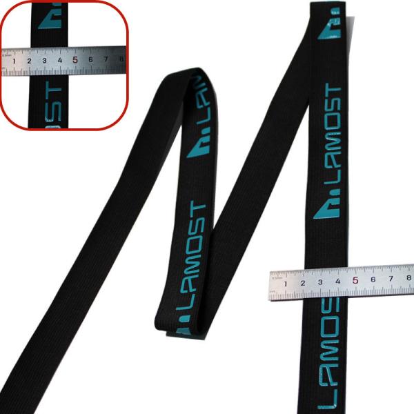 Printed Elastic Bands Custom logo Stretching Resistance Webbing for Exercise