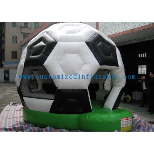 Inflatable Football Bouncer , Soccer Inflatable Bounce House , Football Jumping
