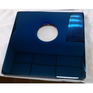 Quality Blue Color PVD Coating on metal parts, brass alloy PVD blue coating service wholesale