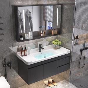 Quality Wall Mounted Pvc Modern Bathroom Vanity Cabinet Graphic Design wholesale