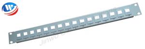Quality 16 Port Horizontal Cable Manager Cold Rolled Steel Structured Wiring Patch Panel wholesale