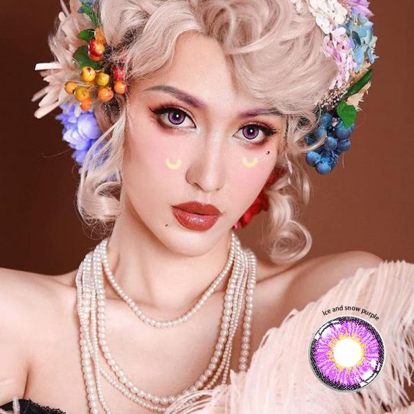 Soft Eye CE Certified Prescription Colored Contact Lenses 0.08mm Center Thickness