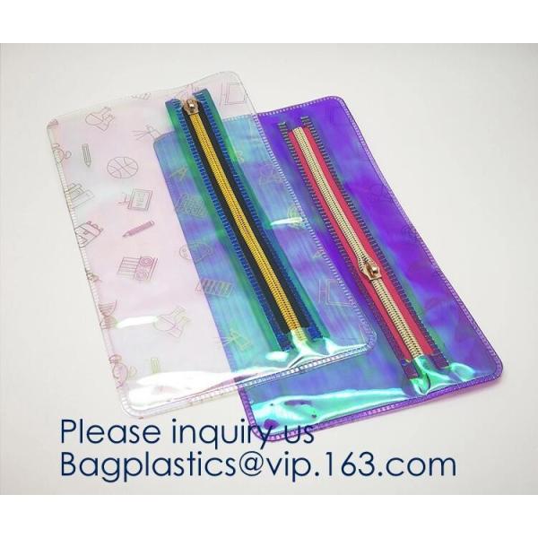 Custom outdoor EVA makeup pouch semi-transparent Soft Plastic toiletry bags Water proof PVC/EVA makeup organizer pack