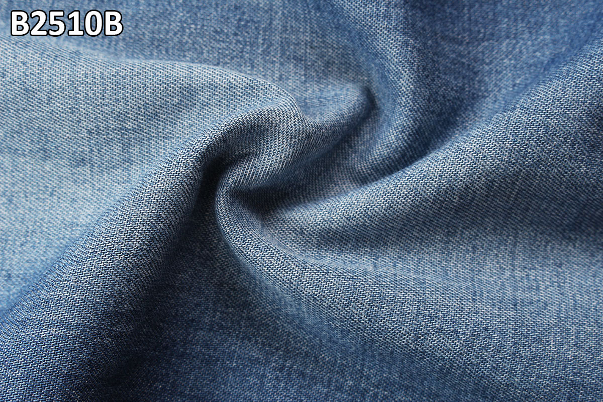 32S Cotton Shirt Denim Fabric Combed Siro Spun Light Weight Denim Shirts Material