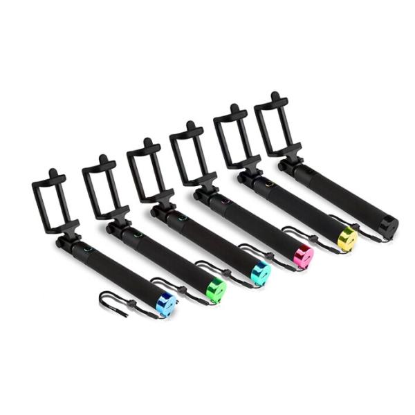 For Christmas gift selfie sticks bluetooth selfie portrait camera shutter promotional gift