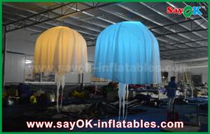 Quality White Club Bar Inflatable Lighting Decoration Jellyfish Nylon Cloth For Party wholesale