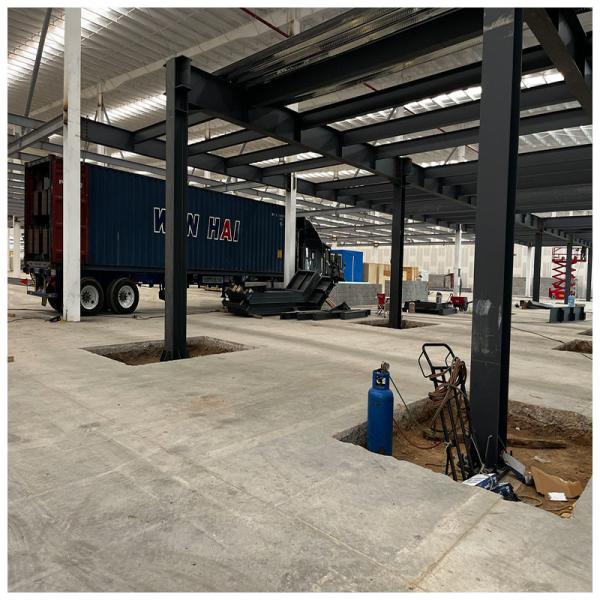 Mexico Prefabricated Steel Structure Warehouse Shed Hangar Column Building Steel