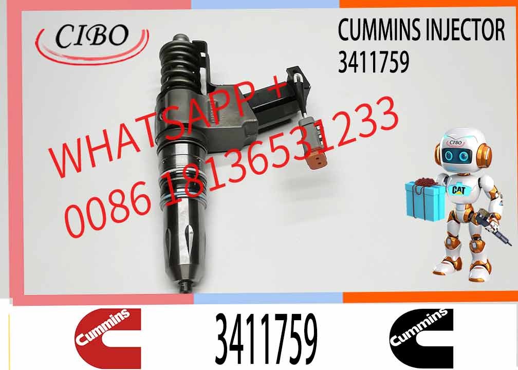 High Quality New Common Rail Injector Diesel Fuel Injector Nozzle Assembly 3411759 3080766 3083622 3083846