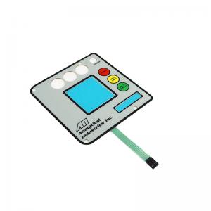 Quality Tactile Waterproof Membrane Switches With Metal Dome 3M9472LE Adhesive wholesale