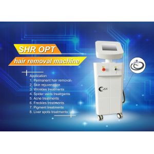 IPL SHR hair removal machine / 2 handpieces skin rejuvenation machine