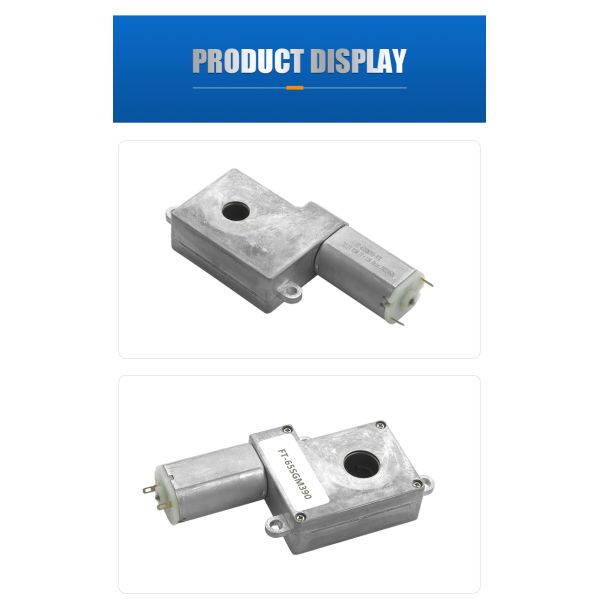FT-65SGM390 8v 7.4v Worm Gear Motor for Home Appliance Smart Lock