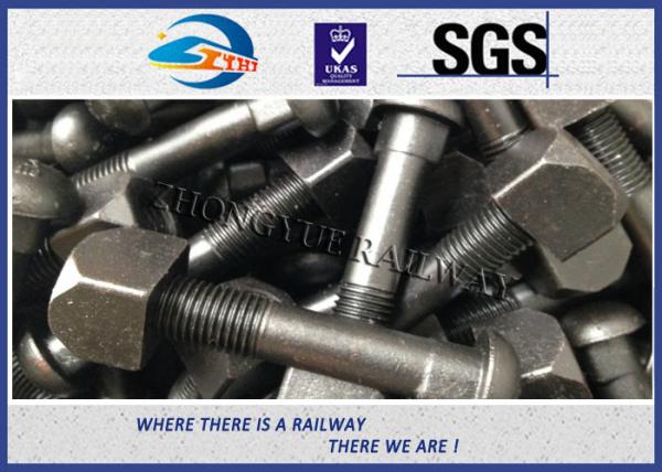 Cheap Railway Fish Bolt Track Bolt Screw Bolt Track Fittings For Fasten Rail Joints for sale