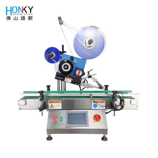 Desktop Automatic Flat Surface Plane Labeling Machine With Adhesive Sticker