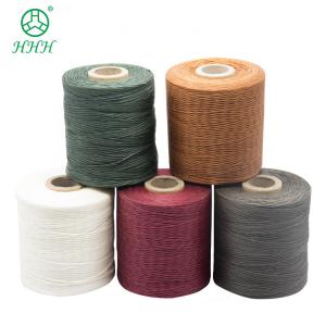 Quality UV Protect 150D/16 400g Leather Shoe Sewing Waxed Flat Wax Cord Polyester Braided Thread wholesale