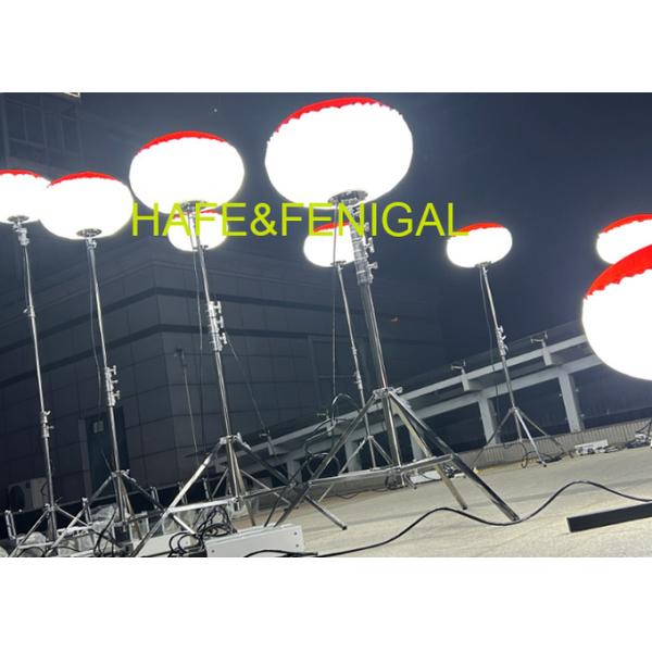 600W LED Safety Balloon Light Tower: Ideal for Road and Building Repairs Lighting
