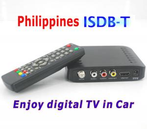 Quality Philippines Car ISDB-T Philippines Digital TV Receiver black box MPEG4 HDMI USB PVR Remot wholesale