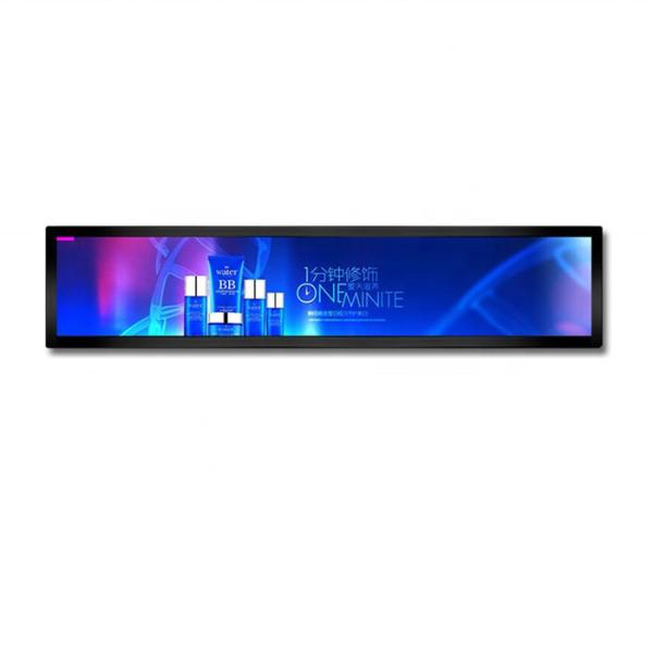 Cheap 597x200MM LCD Advertising Display Ultra Stretched Bar Lcd Display for sale